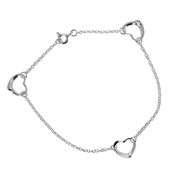 TIFFANY Open Heart Bracelet 3P Motif Silver 925 &Co.