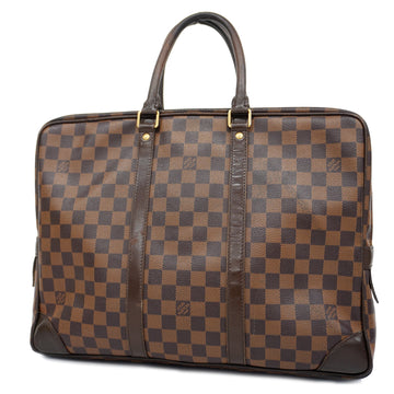 LOUIS VUITTONAuth  Damier Porte Documents Voyage N41124 Men's Briefcase