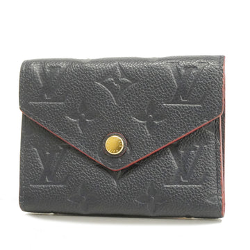 LOUIS VUITTONAuth  Monogram Empreinte Portofeuil Victorine M64577 Wallet