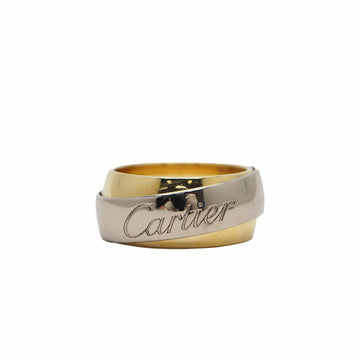 Cartier Trinity Ring LM 18K Double # 53 No. 13 12.4g