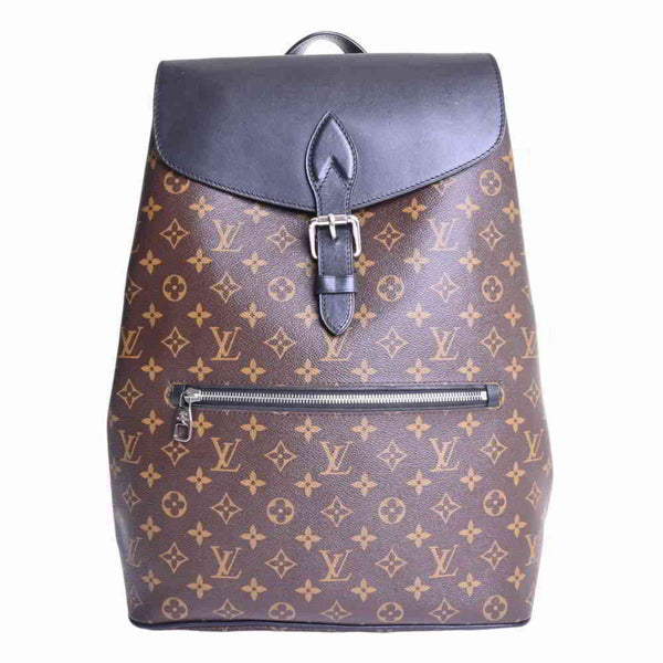 DISCONTINUED Louis Vuitton PALK Backpack Monogram Macassar Brown