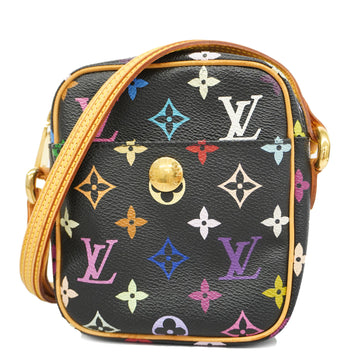LOUIS VUITTONAuth  Monogram Multicolore Lift M40056 Women's Shoulder Bag Noir