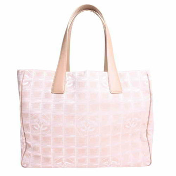 Chanel new line canvas tote bag beige