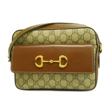 GUCCIAuth  Horsebit Shoulder Bag Shoulder Bag 645454 PVC,Leather