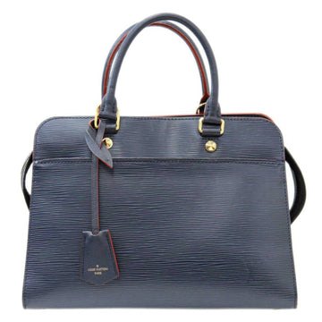 LOUIS VUITTON Vaneau MM 2WAY Shoulder Bag Handbag Epi Andigo Blue M51239