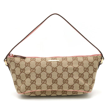 GUCCI GG Canvas Sub Bag Handbag - Beige Pink 07198