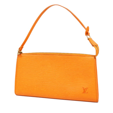 LOUIS VUITTONAuth  Epi Pochette Accessoires M5294H Women's Pouch Mandarin