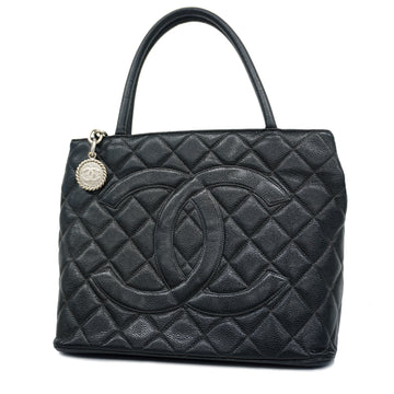 CHANELAuth  Reprint Tote Women's Caviar Leather Handbag,Tote Bag Black