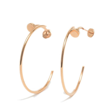 Cartier Just Uncle Hoop Earrings K18PG B8301211