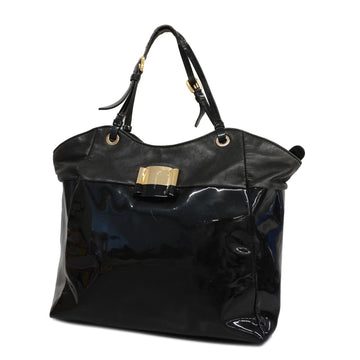 SALVATORE FERRAGAMOAuth  Vara Handbag Women's Leather,Vinyl Black