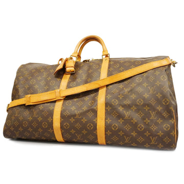 LOUIS VUITTONAuth  Monogram Keepall Bandouliere 60 M41412 Men,Women,Unisex