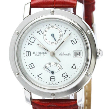 HERMESPolished  Clipper Power Reserve Steel Automatic Watch CL5.710 BF567352