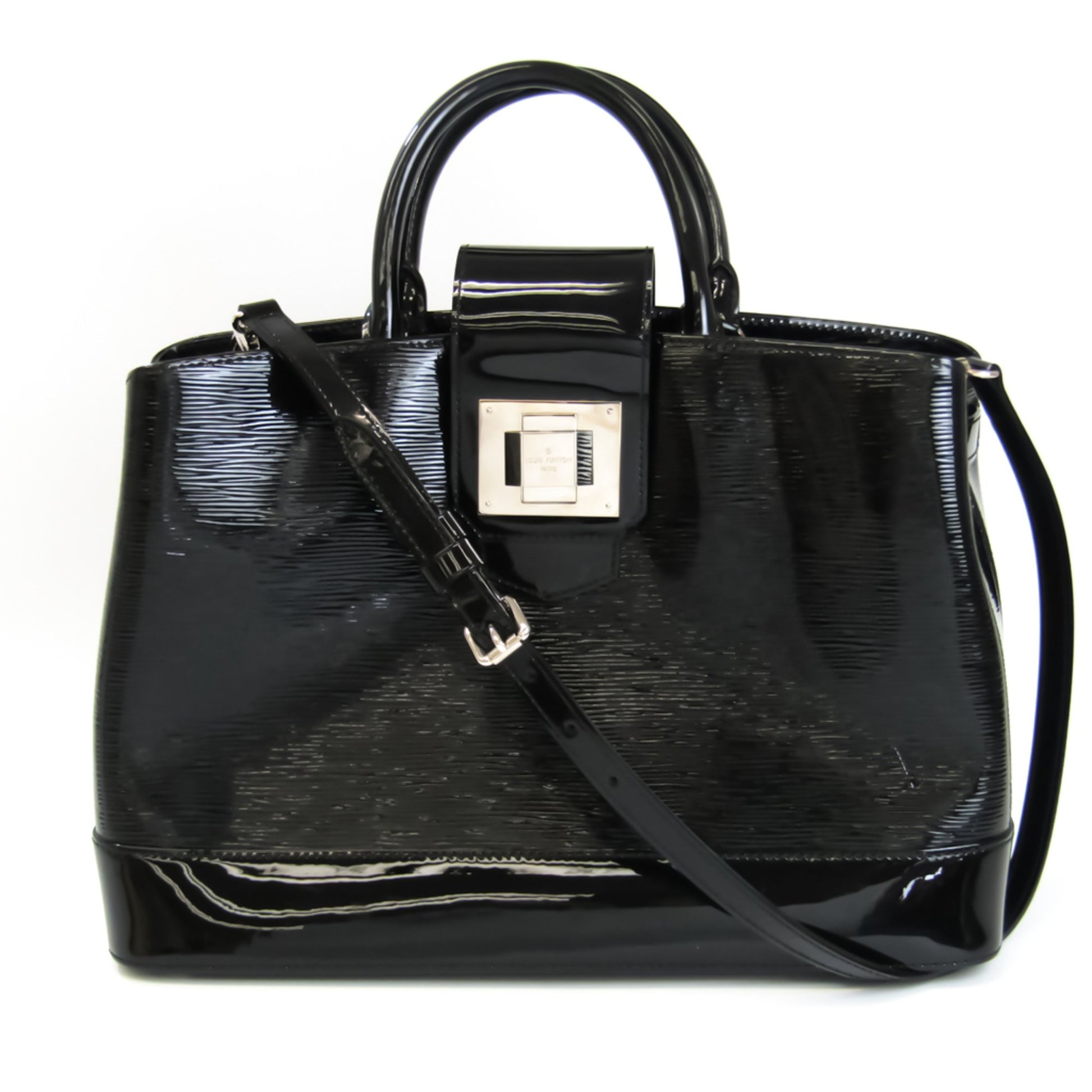 Louis Vuitton - Black Epi Electric Leather Mirabeau PM Bag