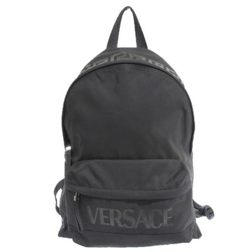 VERSACE Nylon Rucksack Backpack 1002886 Black Ladies