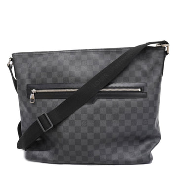 LOUIS VUITTON Shoulder Bag Damier Graphite Mick GM N41105 Black Men's