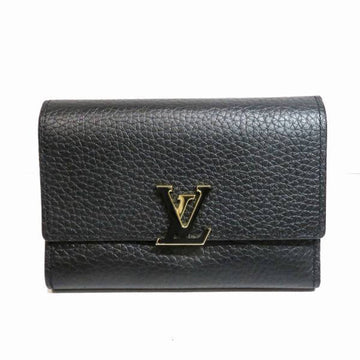 Louis Vuitton Taurillon Portefeuil Capucines Compact M62157 Trifold Wallet Ladies