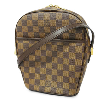 LOUIS VUITTON Shoulder Bag Damier Ipanema PM N51294 Ebene Ladies