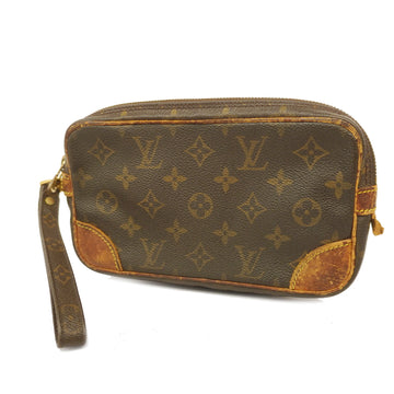 LOUIS VUITTONAuth  Monogram Marly Dragonne PM M51827 Women's Clutch Bag