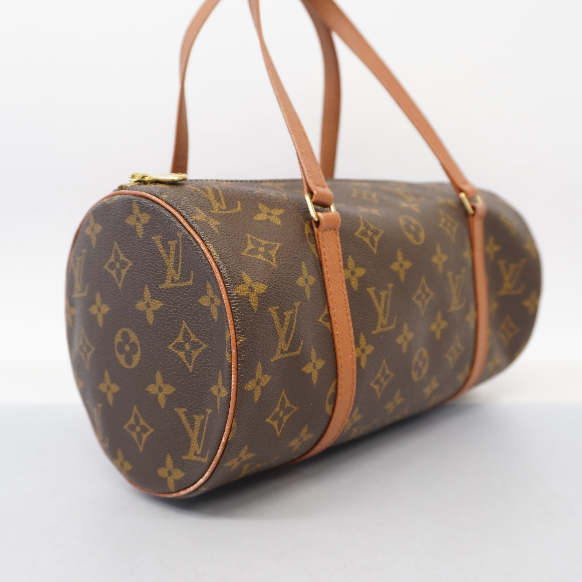 Authenticated Used Louis Vuitton Bag Monogram Papillon Brown x Canvas  Handbag with Pouch Women's M51385 