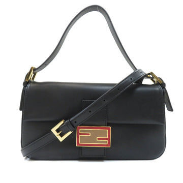 Fendi metal fittings handbag leather ladies FENDI