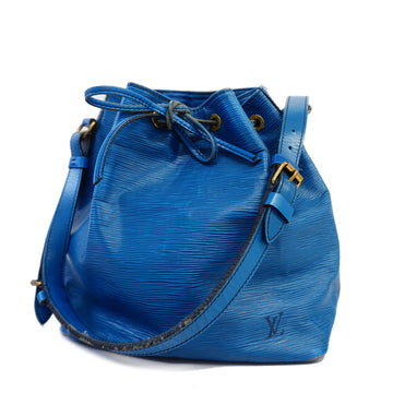 LOUIS VUITTON[3yd2893] Auth  Shoulder Bag Epi Petite Noe M44105 Toledo Blue