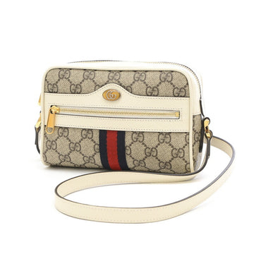 GUCCI Ophidia web shoulder bag ivory 517350