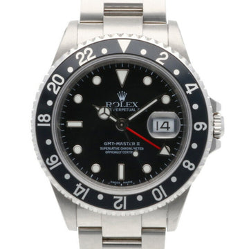 Rolex GMT Master Oyster Perpetual Watch SS 16710 Men's