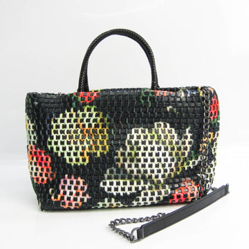 ANTEPRIMA STAMPA Women's Wire,Mesh Handbag,Shoulder Bag Black,Multi-color
