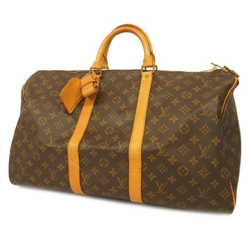 LOUIS VUITTONAuth  Monogram Keepol 50 M41426 Men,Women,Unisex Boston Bag