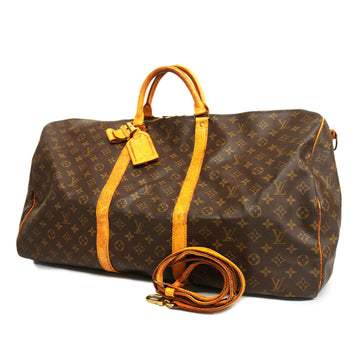 LOUIS VUITTONAuth  Monogram Keepall Bandouliere 60 M41412 Men,Women,Boston Bag