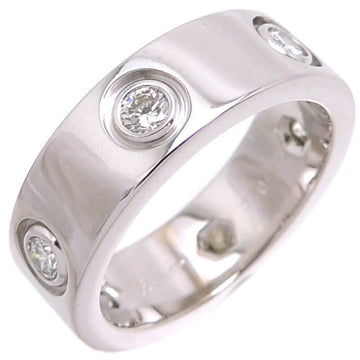 LOUIS VUITTON Alliance Monogram Anfini #48 Diamond Ring K18 White Gold