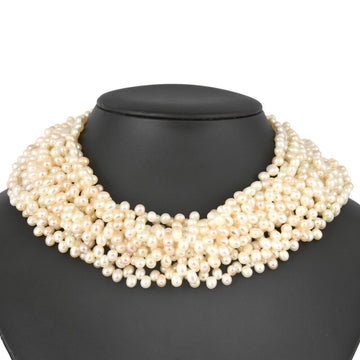 TIFFANY&Co fresh water pearl torsedo 10 consecutive necklace SV925 Paloma Picasso