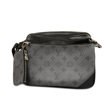 LOUIS VUITTON Shoulder Bag Monogram Eclipse Trio Messenger M69443 Noir Men's