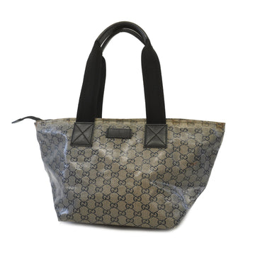 Gucci GG Crystal Tote Bag 131230 Women's GG Canvas Tote Bag Black