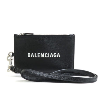 BALENCIAGA Pouch Multi Case Leather Black Unisex 616015