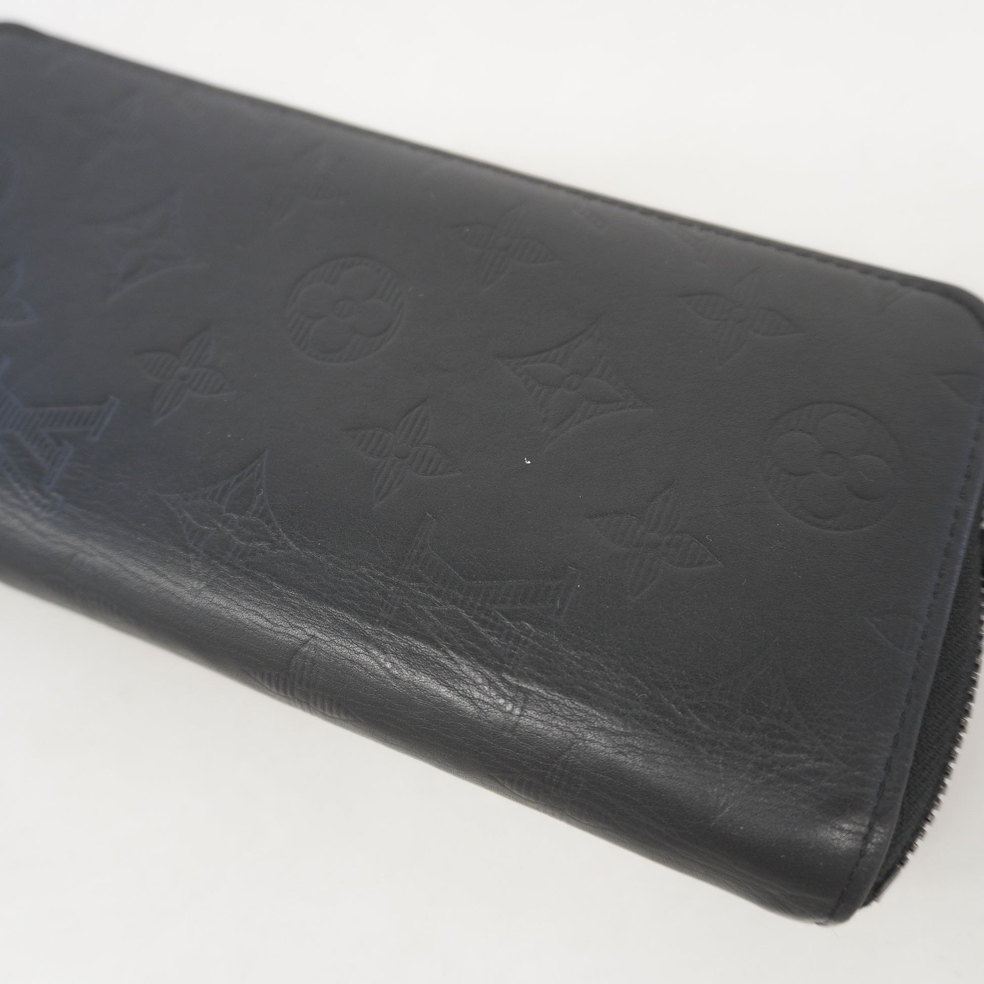 3ae5101] Auth Louis Vuitton Bifold Long Wallet Monogram Shadow Zippy Wallet  Vertical M62902