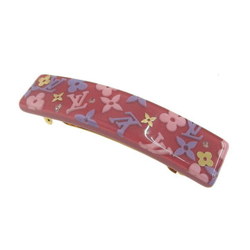 LOUIS VUITTON Unclusion Barrette Hair Clip M66101 Pink Ladies