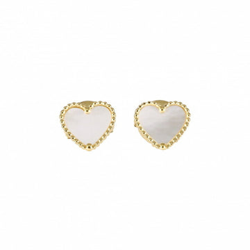 Van Cleef & Arpels Sweet Alhambra Heart Motif Earrings/Earrings K18YG Yellow Gold