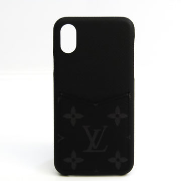 LOUIS VUITTON Taiga Monogram Eclipse Phone Bumper For IPhone X Monogram Eclipse,Noir IPHONE / Bumper XS M67806