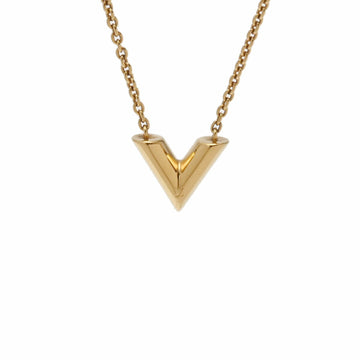 Authentic - Louis Vuitton M00365 Collier Louisette Necklace Gold Lv Chain  Women