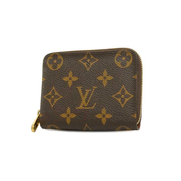 LOUIS VUITTON Wallet/Coin Case Monogram Zippy Coin Purse M60067 Brown Men's Women's