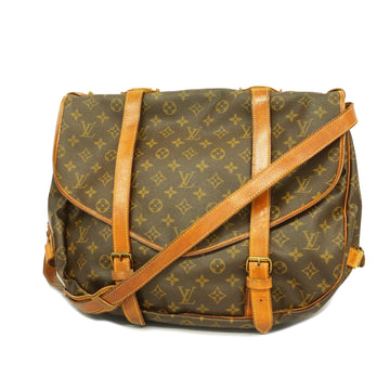 LOUIS VUITTON[3yc2504] Auth  Shoulder Bag Monogram Saumur 35 M42254