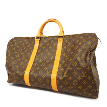 LOUIS VUITTONAuth  Monogram Keepol 50 M41426 Men,Women,Unisex Boston Bag