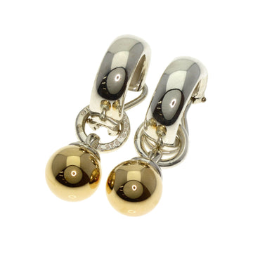 TIFFANY Hardware Hoop Earrings Silver/K18YG Women's &Co.