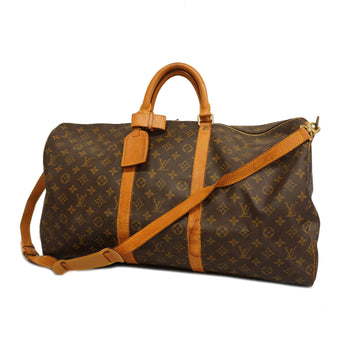 LOUIS VUITTONAuth  Monogram Keepall Bandouliere 55 M41414 Men,Women,Boston Bag