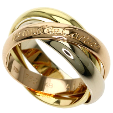 Cartier Trinity # 48 Ring / K18 Yellow Gold K18WG K18PG Ladies CARTIER