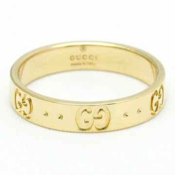 GUCCI Icon Yellow Gold [18K] No Stone Band Ring