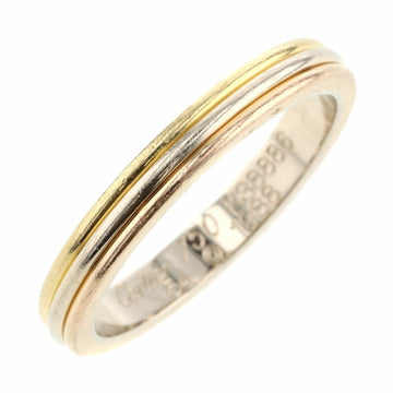 Cartier ring three color approximately 2.8mm in width K18 yellow gold white pink 14 men's CARTIER
