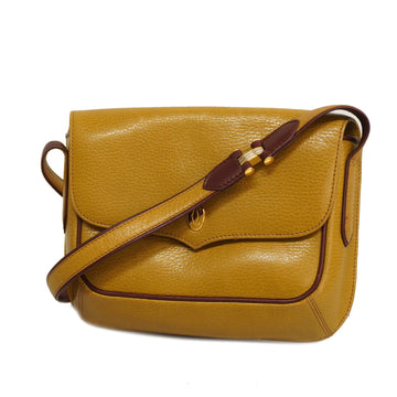 CARTIERAuth  Shoulder Bag Women's Leather Shoulder Bag Light Brown