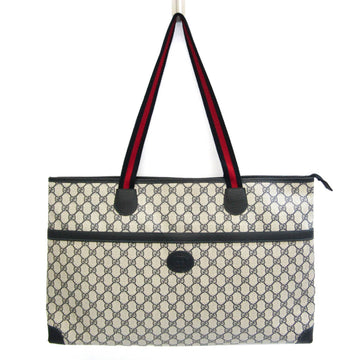 GUCCI Sherry Line 002 084 0215 Men,Women Leather,GG Plus Tote Bag Beige,Navy